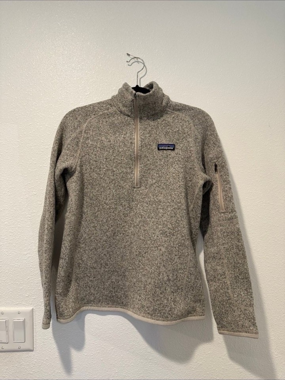 Patagonia Women's Half-Zip Pullover - Heathered Beige